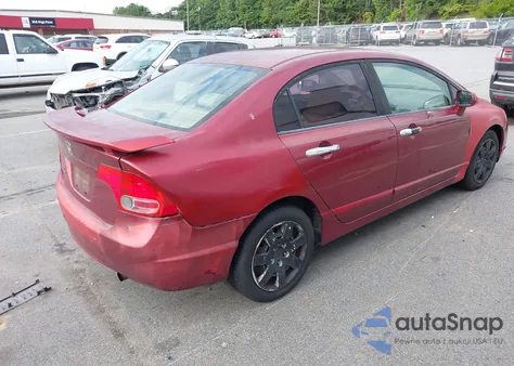 2008 Honda Civic Lx from USA, damaged, VIN 1HGFA16568L097698